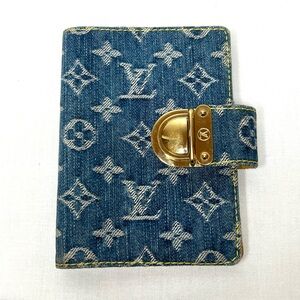 Louis Vuitton Blue Denim Monogram Small Ring Agenda
